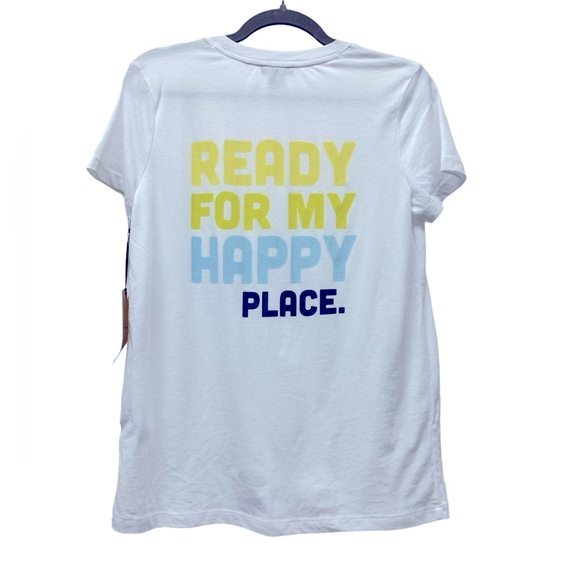 New! Halogen crew neck short sleeve t-shirt, cotton, white, size women's medium - Picture 1 of 5